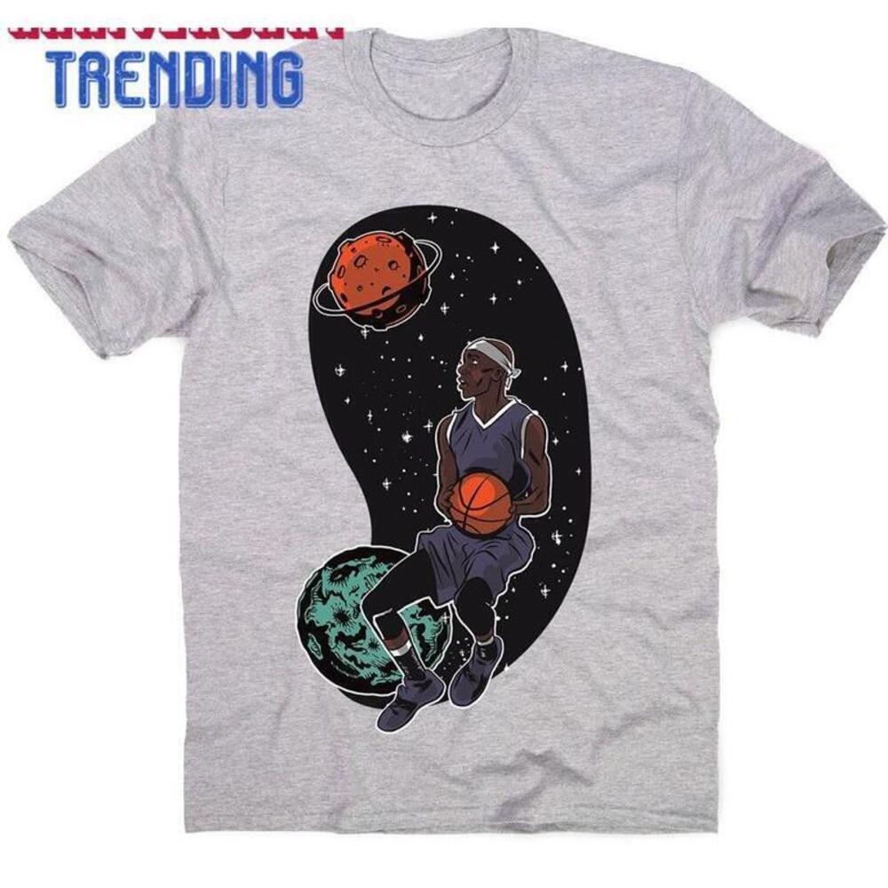 Outta Space Basketballer Mens Funny Illustrations T Tshirt